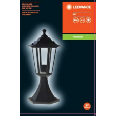 Стовпчик Lantern Classic 360 E27 60 Вт IP44 чорний Ledvance (4058075537309)
