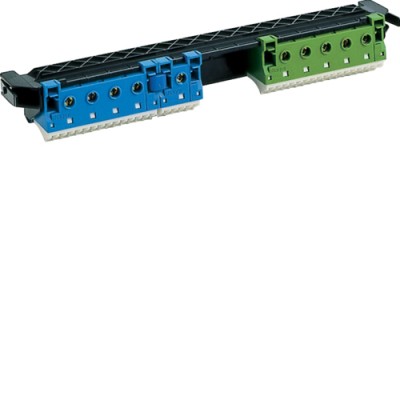 Держатель Hager с клеммами PE/N: 19xN+17xPE / 5xN+5xPE (VZ463)