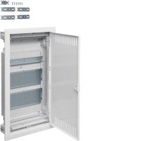 Щит Hager 3-рядный для мультимедиа и связи, в/у з металлическими дверями, VOLTA (VU36NWB)