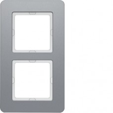 10126074 Рамка 2Х алюміній Q. 7