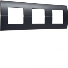 Рамка Hager горизонтальна 3х2М Systo антрацит (WS403N)