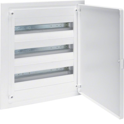 Щит Hager в/у с белыми дверями, 54 мод. (3х18), GOLF (VF318PD)