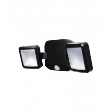 Светильник светодиодный Battery LED SPOTLIGHT Double BK 4х1 черный 10 Вт 480 лм. с датчиком движения и освещенности Ledvsnce (4058075227361)