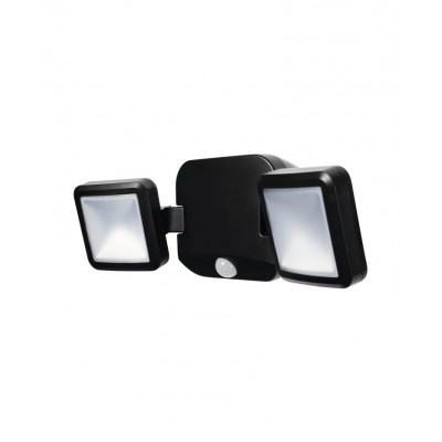 Светильник светодиодный Battery LED SPOTLIGHT Double BK 4х1 черный 10 Вт 480 лм. с датчиком движения и освещенности Ledvsnce (4058075227361)