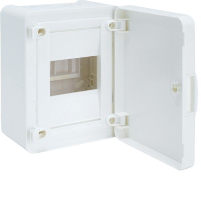 Щит Hager н/у с белыми дверями, 4 мод. (1х4), GOLF (VS104PD)