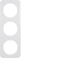 Рамка Berker 3-кратна, пластик/полярна білизна, R. 1 (10132189)