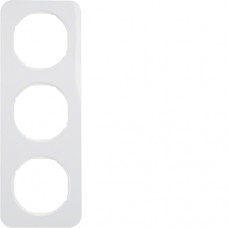 Рамка Berker 3-кратная, пластик/полярная белизна, R.1 (10132189)