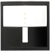 Датчик движения Hager 180град., 320Вт, 2М Systo антрацит (WS050N)