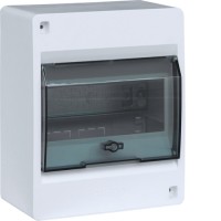 Щит Hager н/у с прозрачными дверями 6 мод. COSMOS (VD106TD)