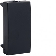 Заглушка резервная Hager, 1М Systo антрацит (WS688N)