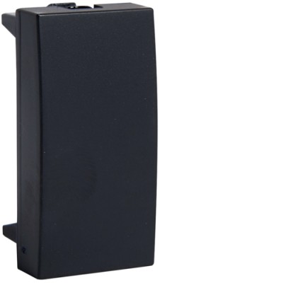 Заглушка резервна Hager, 1М Systo антрацит (WS688N)