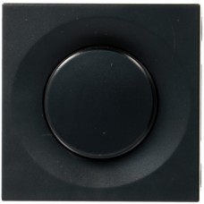 Светрегулятор Hager поворотный универсальный 350ВА, 2М Systo антрацит (WS060N)