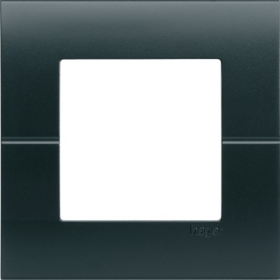 Рамка Hager 2М Systo антрацит (WS401N)