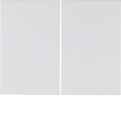 Клавіші Berker для 2-клавішних вимикачів, полярна білизна, K. 1 (14357009)