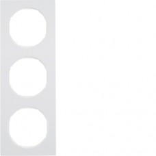 Рамка Berker 3-кратная пластик/пол.белизна, R.3 (10132289)