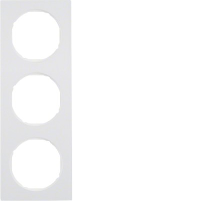 Рамка Berker 3-кратная пластик/пол.белизна, R.3 (10132289)