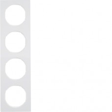 Рамка Berker 4Х пластик/підлога.білизна, R. 3 (10142289)