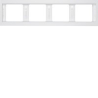 Рамка Berker 4-кратна полярна білизна, горизонтальнаяя, K. 1 (13837009)