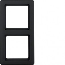 Рамка Berker 2-кратна антрацит, Q. 1 (10126086)