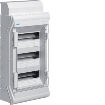 Щит распределительный Hager на 36(42) модулей, н/у с прозрачными дверями, IP65, VECTOR (VE312DN)