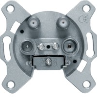 Розетка Berker антенна, 4 отверстия, отдельная (459410)