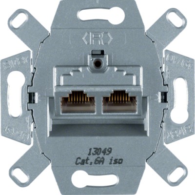 Розетка Berker UAE 8/8-полюсн. екранована, Кат.6a (4587)