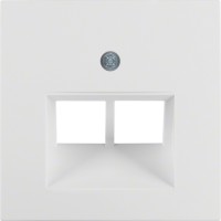 Накладка Berker для розетки UAE/E-DAT, полярная белизна S.1 (14098989)