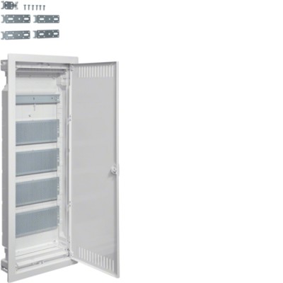 Щит Hager 5-рядный для мультимедиа и связи, в/у с металлическими дверями, VOLTA (VU60NWB)