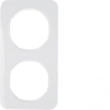 Рамка Berker 2-кратна, пластик/полярна білизна, R. 1 (10122189)