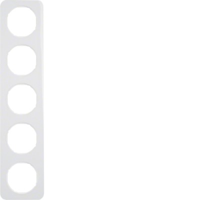 Рамка Berker 4-кратная, пластик/полярная белизна, R.1 (10152189)