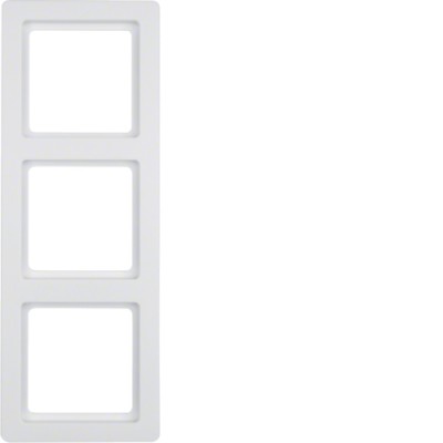 Рамка Berker 3-кратна, полярна білизна, Q. 1 (10136089)