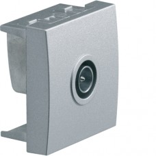 Розетка Hager ТБ кінцева 2М Systo титан (WS250T)