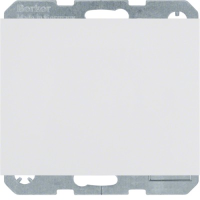 Розетка Berker с з/к с крышкой з защитой от детей, полярная белизна, 16А/250В K.1 (47517209)