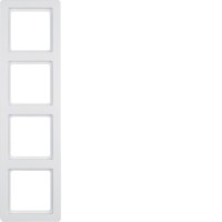 Рамка Berker 4-кратная, полярная белизна, Q.1 Berker (10146089)