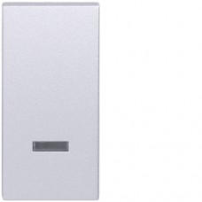 Вимикач Hager універсальний з можлив..підсвічування 1М Systo титан, 10А/250В (WS013T)