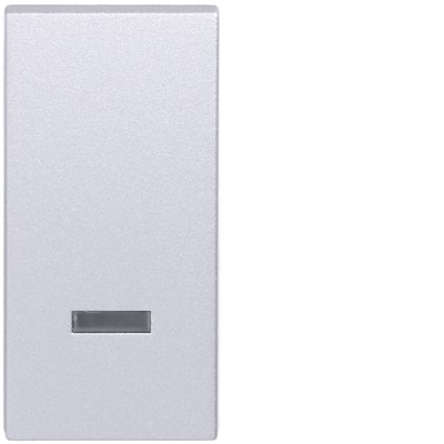 Выключатель Hager универсальный з возможн.подсветки 1М Systo титан, 10А/250В (WS013T)