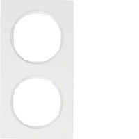 Рамка Berker 2-кратная пластик/пол.белизна, R.3 (10122289)