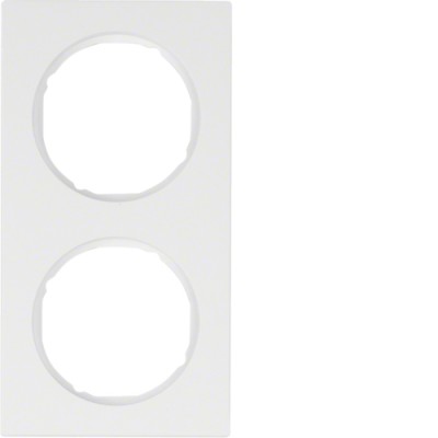 Рамка Berker 2-кратна пластик/підлога.білизна, R. 3 (10122289)