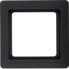 Рамка Berker 1-кратная антрацит, Q.1 (10116086)