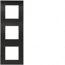 Рамка Hager вертикальна 3х2М Systo антрацит (WS409N)