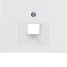 Накладка Berker для розетки UAE, полярная белизна, K.1 (14077009)