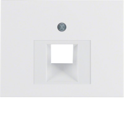 Накладка Berker для розетки UAE, полярная белизна, K.1 (14077009)