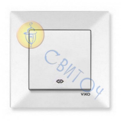 90970031-WH Выключатель реверсивный белый Meridian Vi-Ko