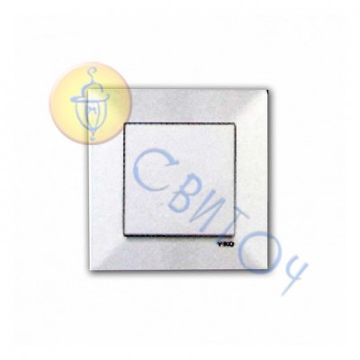 90970001-WH Выключатель 1скр. белый Meridian Vi-Ko