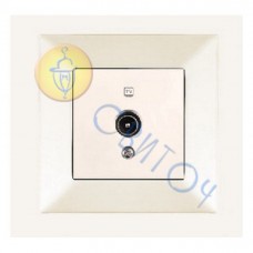 90970210-WH Розетка TV концевая крем Meridian Vi-Ko