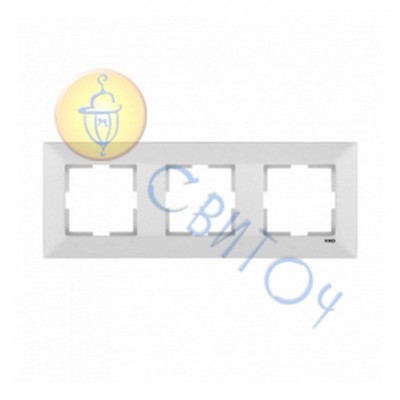 90979003-WH Рамка 3-а білий Meridian Vi-Ko