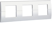 Рамка Hager горизонтальная 3х2М Systo титан (WS403T)