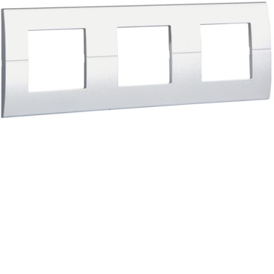 Рамка Hager горизонтальна 3х2М Systo титан (WS403T)