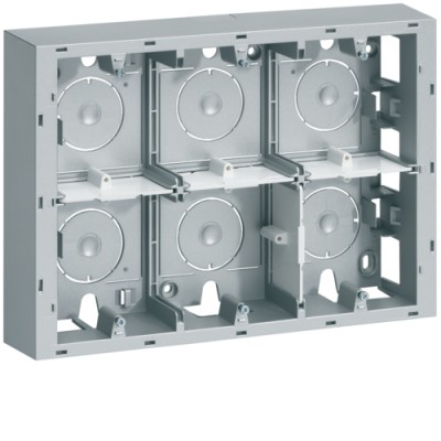 Адаптер Hager н/у 16М Systo титан (WS686T)