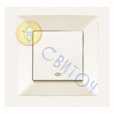 90970231-WH Вимикач реверсивний крем Meridian Vi-Ko